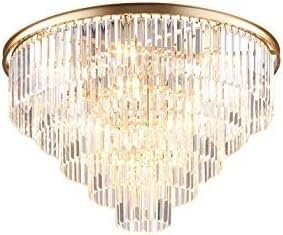 Crystal LED Ceiling Light 💎 Modern Minimalist Fixture