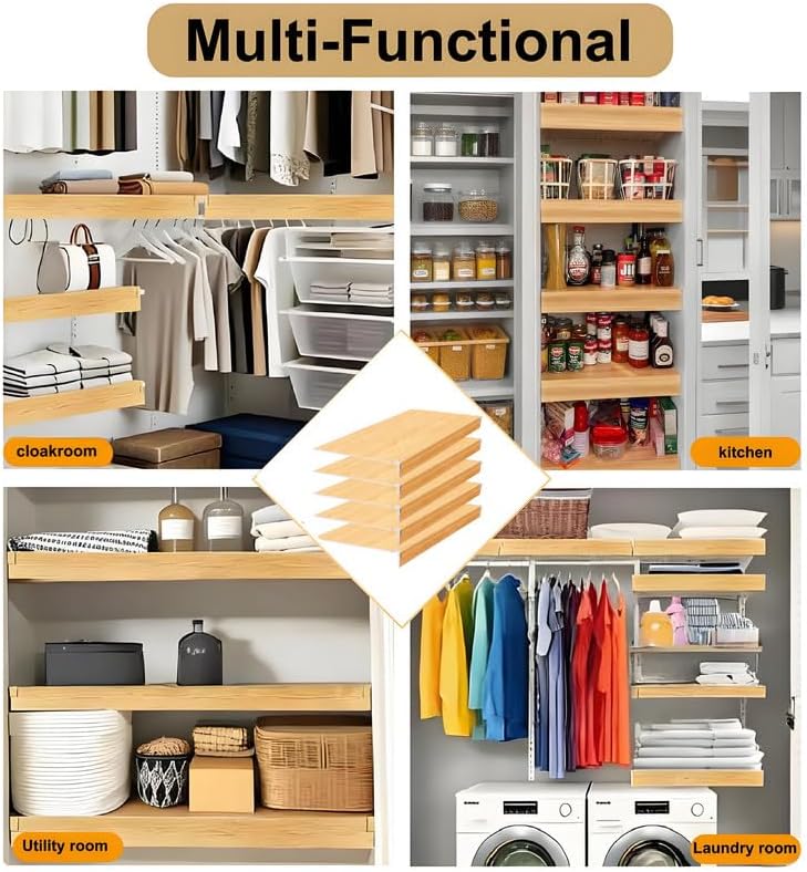 Moisture‑Resistant Storage Shelves 🧰 Space Organizer